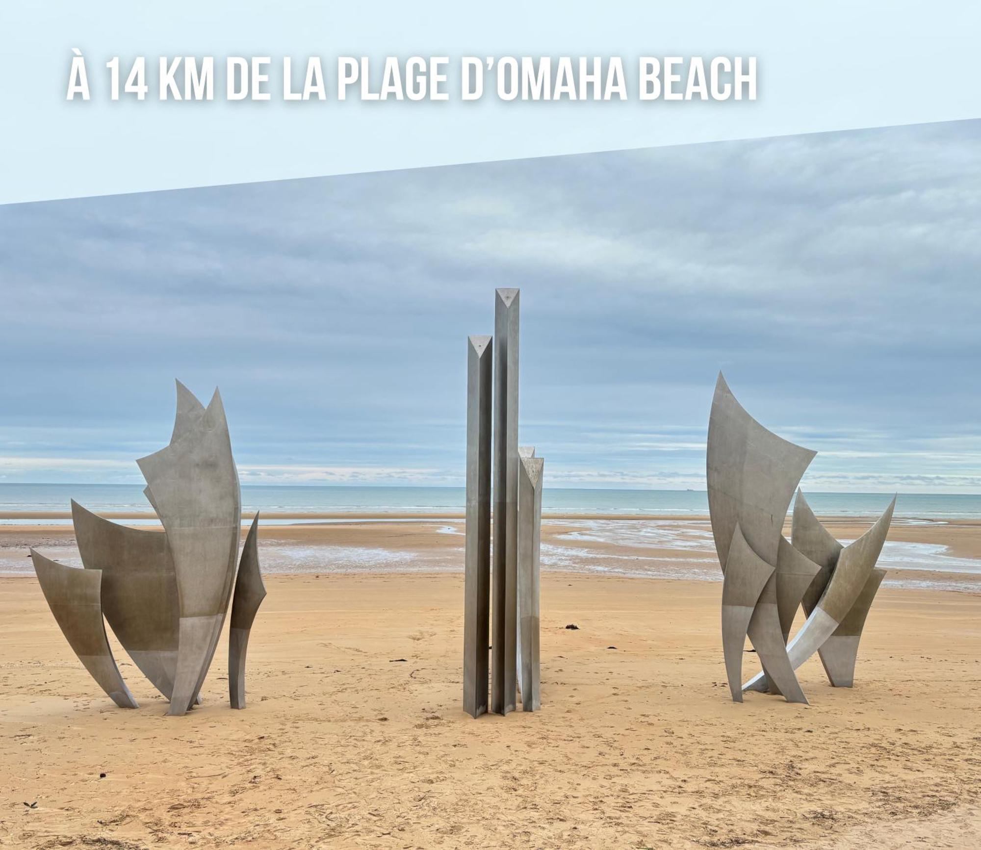 Le So Art, Grande Maison 4 Chambres, Terrain De Petanque, Grand Jardin Clos, Flipper, Babyfoot, Jeux Arcade, Ping Pong,1 Km Mer, Proche Golf, Port En Bessin, Bayeux Et Plages Du Debarquement, Adaptee Enfants Commes Dış mekan fotoğraf